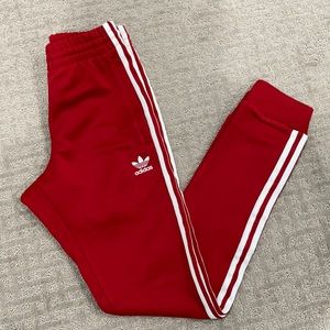 Red Adidas Joggers